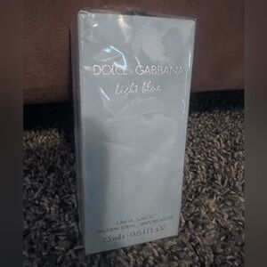 Brand new dolce & Gabbana light blue .84 ml